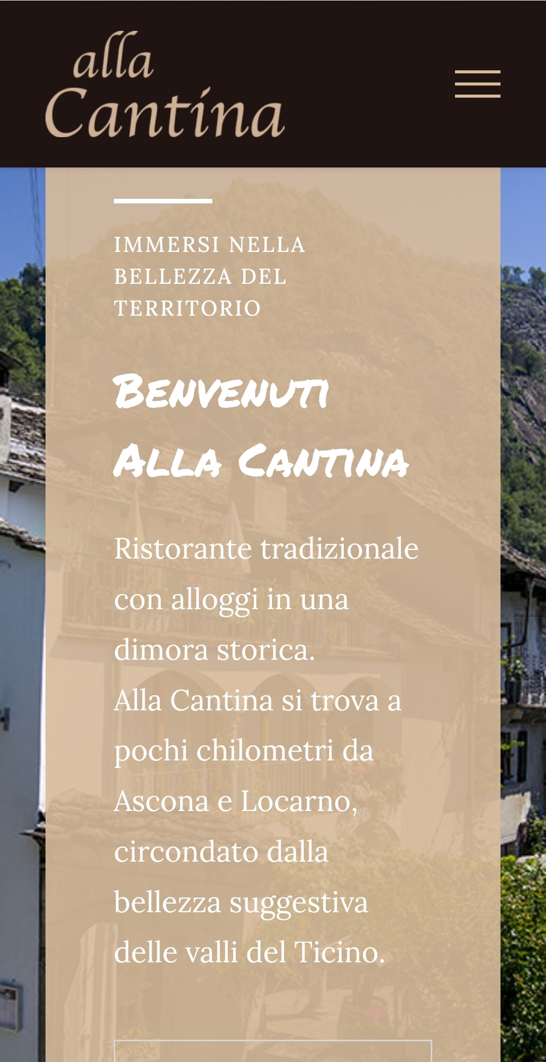 Alla Cantina, Ristorante