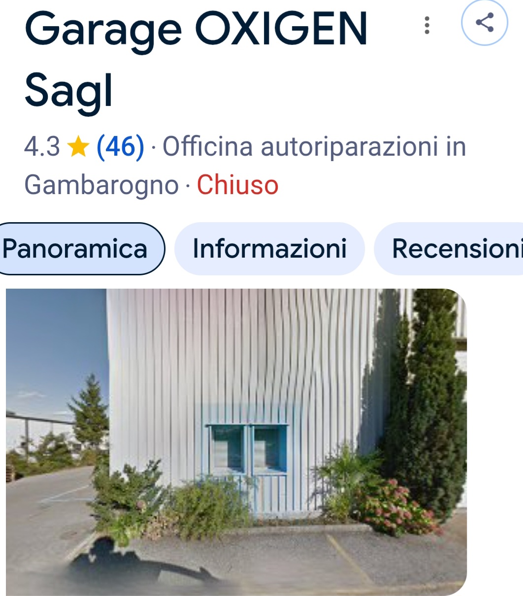 Garage Oxigen Sagl